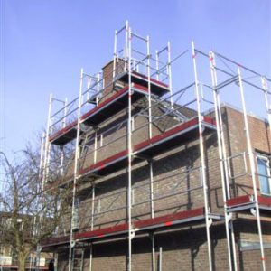 Renovatie Gevelsteiger Layher Blitz