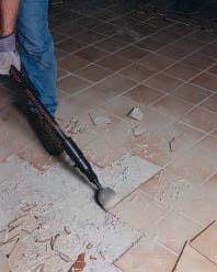 Vloer afbikhamer pneumatisch